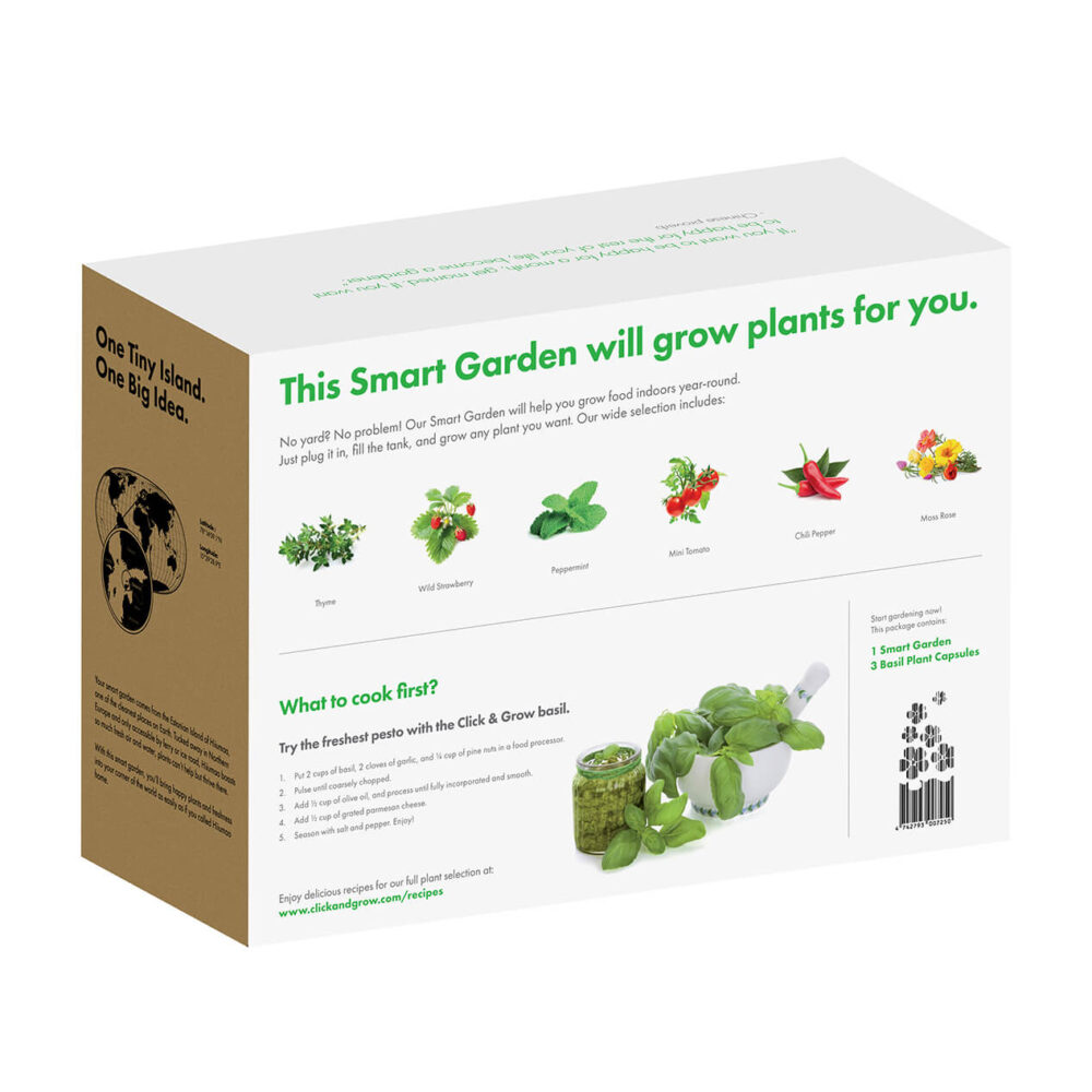 Inteligentna doniczka Smart Garden 3 Click&Grow czarna