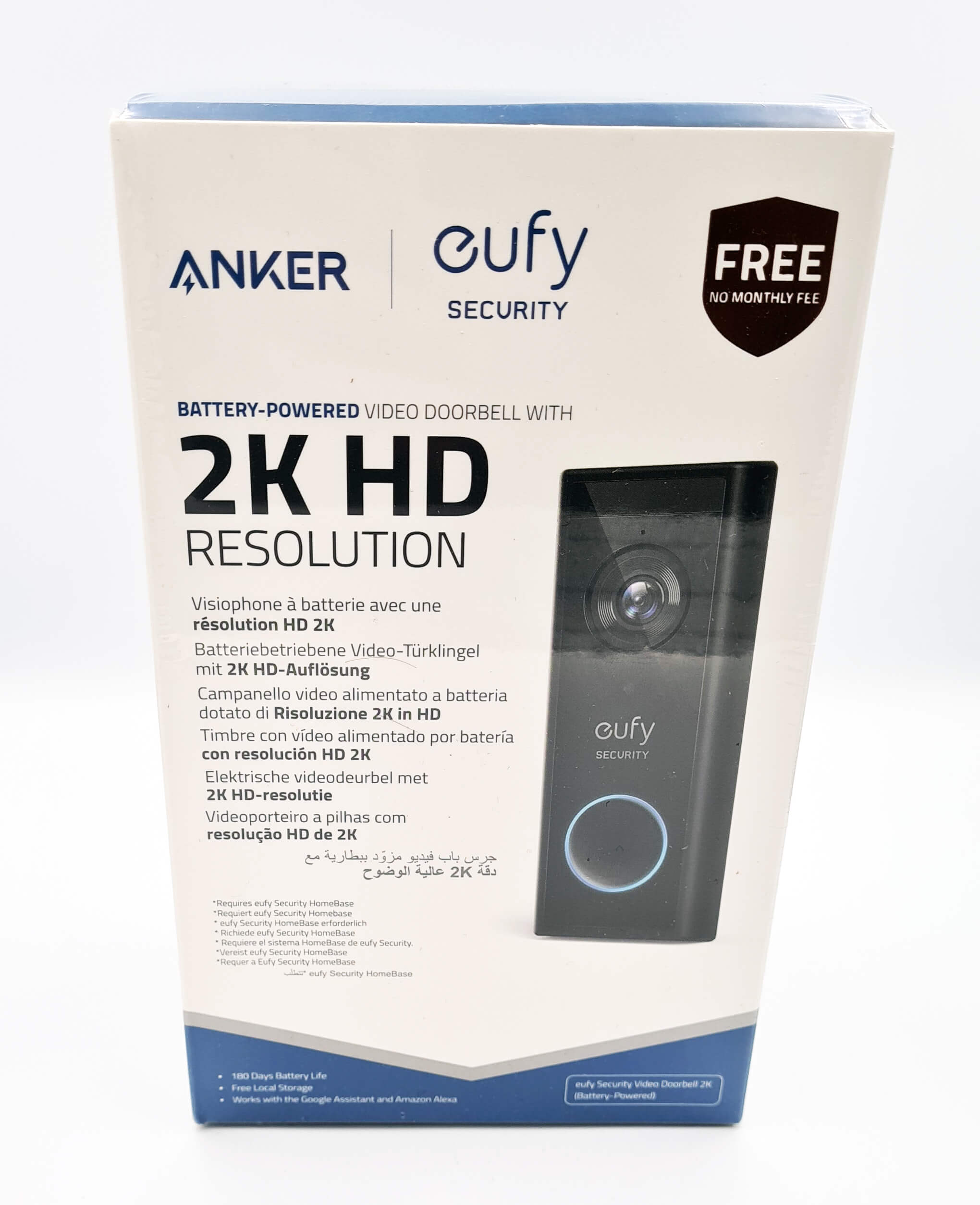 Wideodomofon Eufy Video Doorbell 2K Battery