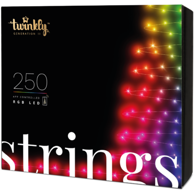 Twinkly Strings - Inteligentne lampki choinkowe LED RGB - 20 m